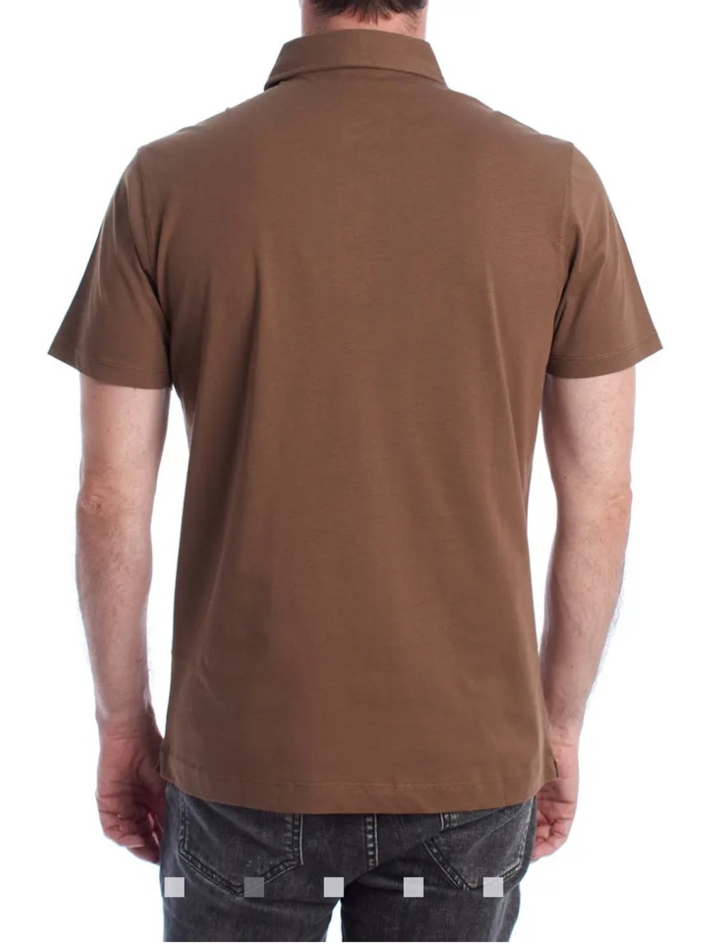 U.S. Polo Assn. Brown Short Sleeve Polo with Embroidered Logo size Large - Picture 2 of 9